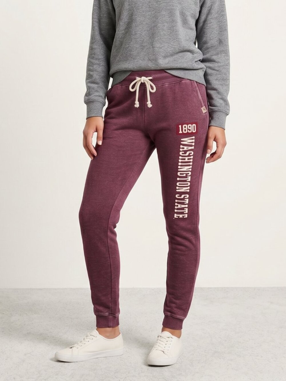 NWOT | Washington State 1890 Graphic Cougar Collegiate Fleece Jogger Sweatpants